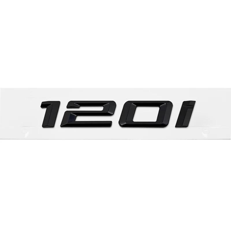 ABS Car Rear Trunk Letters Logo Badge Emblem Sticker For BMW 1 Series 116i 118i 120i 125i 130i 135i 140i E81 E82 E87 E88 F20 F21
