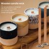 Good-Wooden Candle Wicks 100 Wooden Wicks  For Candle Making, Candle DIY Craft A 1Set