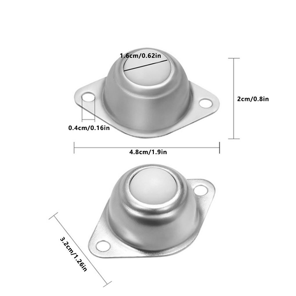 Wear-resistant 360°Transfer Bearing Waterproof Universal Bearing Casters Anti-collision Roller Ball Bearings Roller Ball Caster