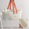 Nordic Storage Basket With Handle Cosmetic Storage Box Bathroom Bathing Basket Household Makeup Kitchen Large Storage Container