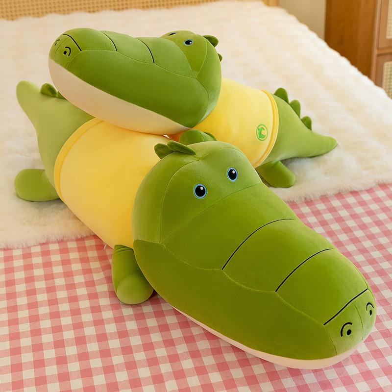 Cartoon Big Headed Crocodile Dogs Animal Stuffed Plush Toy Dolls Birthday Gift