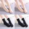 Plush Velvet Thicken Split Toe Socks Two Toe Mid-Calf Socks Winter Thermal Socks Floor Socks Japanese Tabi Socks Clogs Socks