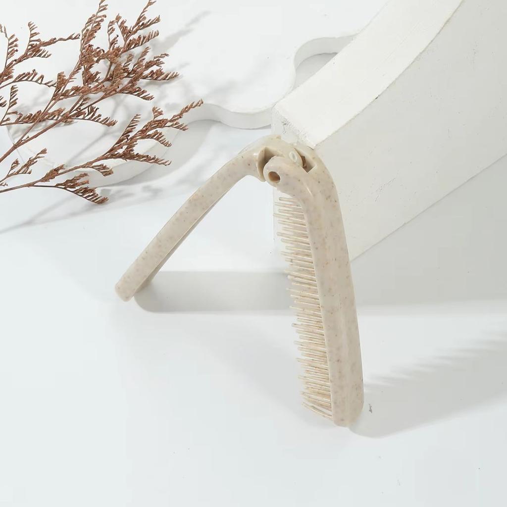 Travel portable folding hair comb - pocket size design, durable plastic bristles and ABS handle For Hair Accessories