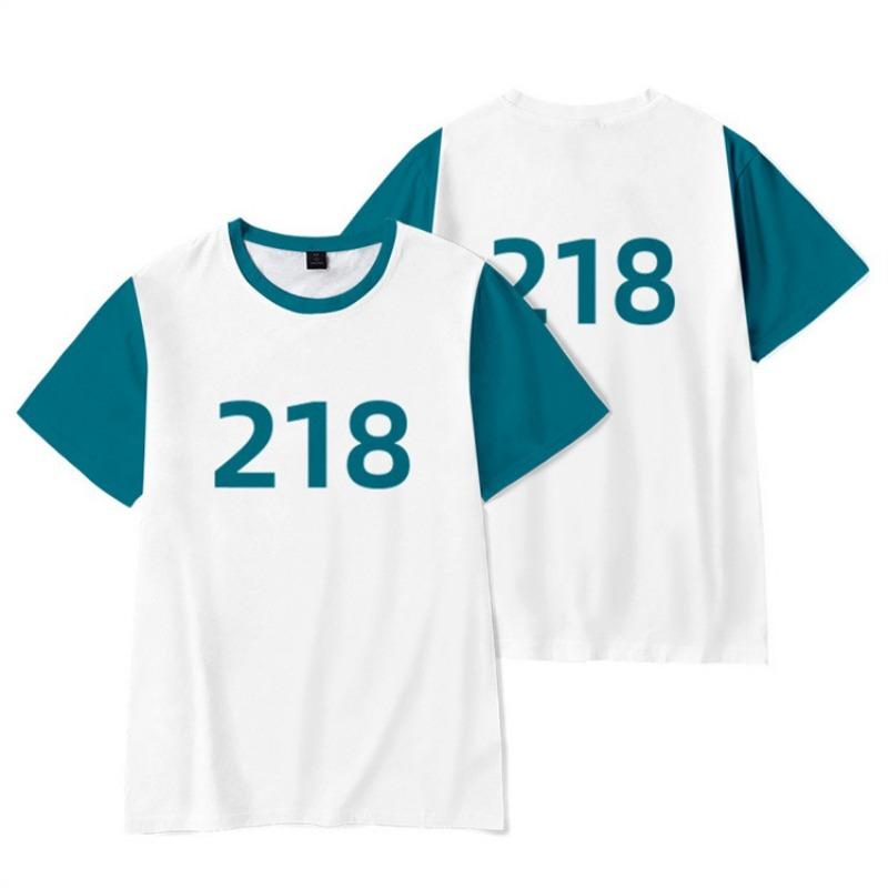 T-shirt Trend 3D Digital Printing Fashion Casual Loose Breathable Shirt