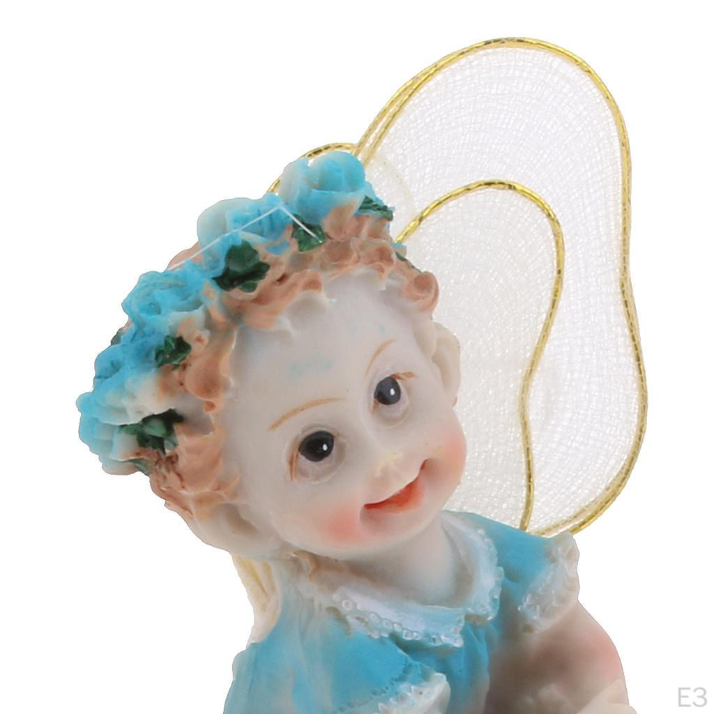4 Pcs Resin Garden Ornaments Miniature Fairy Table Decoration