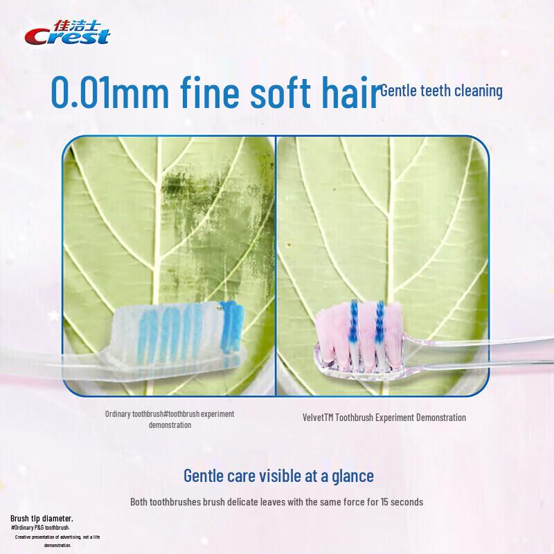 Crest Velvet Soft Bristle Toothbrush (2-Pack)