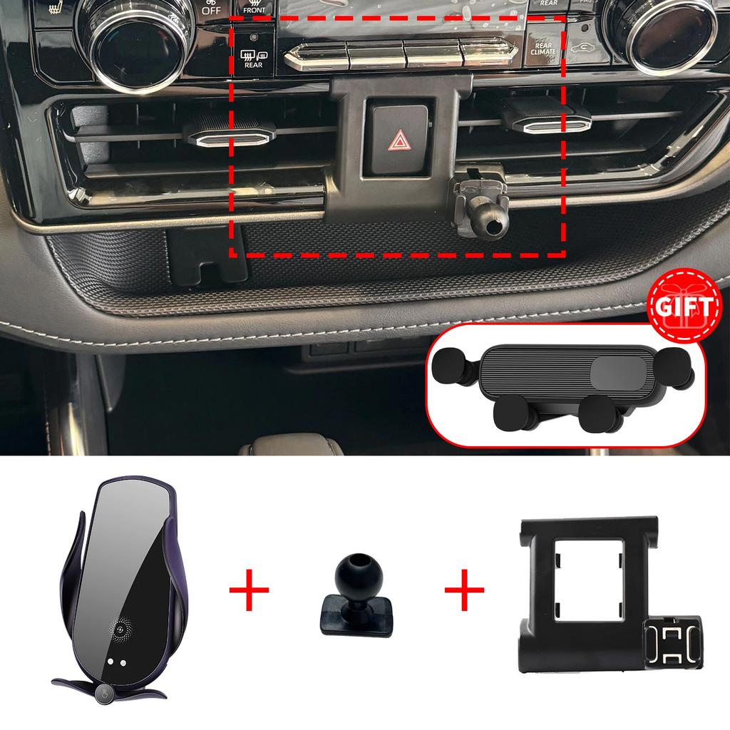 Passend für Toyota Highlander XU70 2020 2025 2025 2025 2025 Navigations-Handyhalterung Maßgeschneidertes Autozubehör