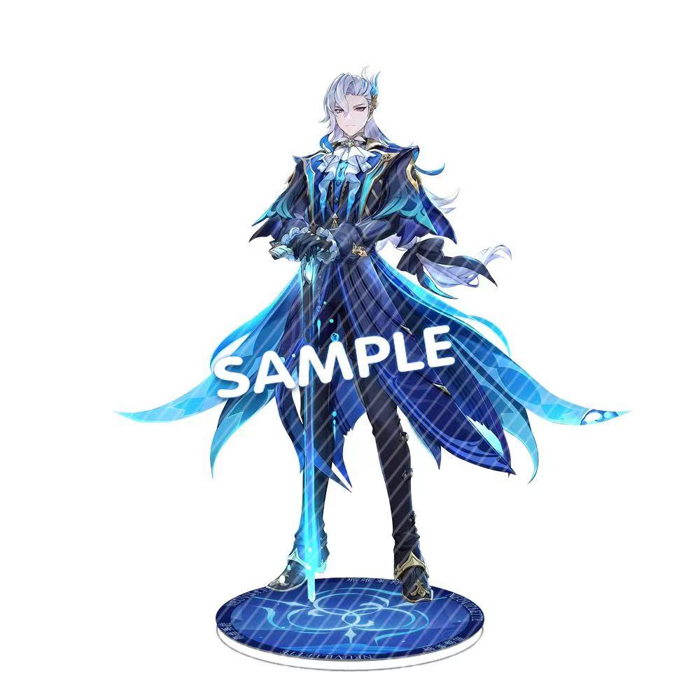 Genshin lmpact Anime Figure Varka Acrylic Stand Lauma Flins Aino Ineffa Model Plate 1pc Desk Decor Standing Sign Game Fans Durable Gifts