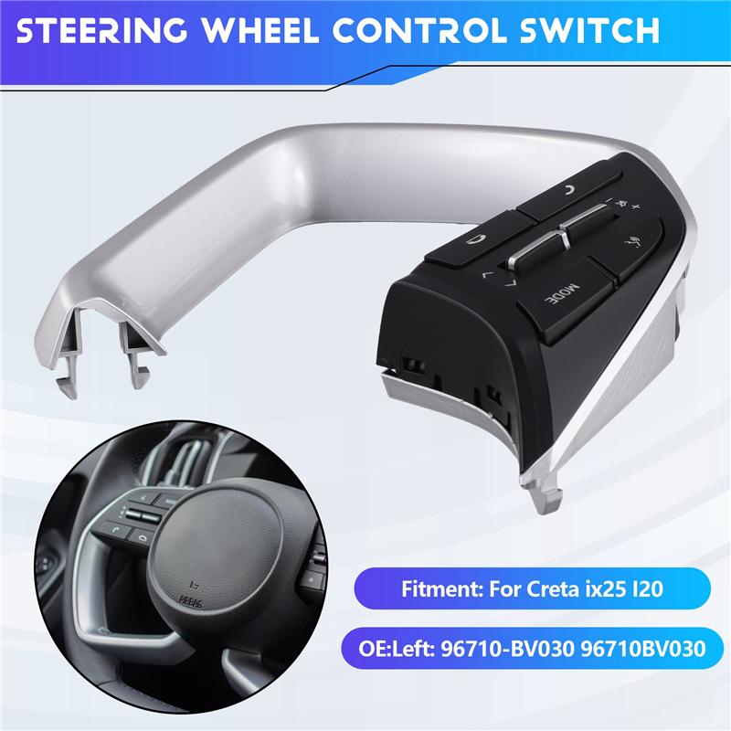 For Hyundai Creta Ix25 I20 Left Side Steering Wheel Switch Audio Phone Volume Control Button Part Number 96710-BV030 96710BV030 чёрный