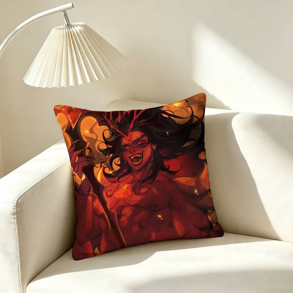 B-Burning Spice Cookie Cookie Run Pillow Case Square Double-Sided Sofa Cushion Cover Bedroom Bedside Pillow