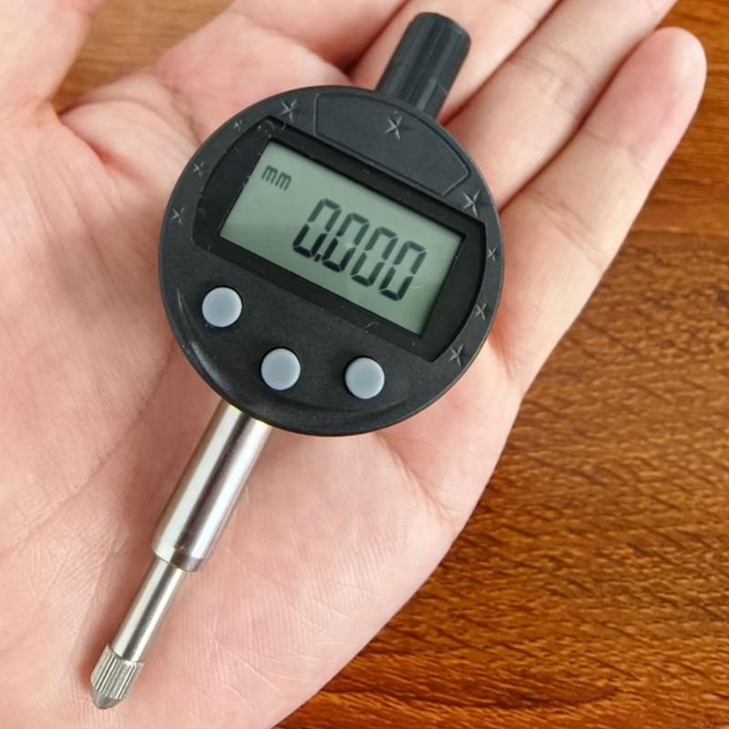 Electronic Digital Dial Indicator 8mm/3'' Digital ProbeIndicator Dial Test Gauges Highs Resolution 0.01mm/0.0005"