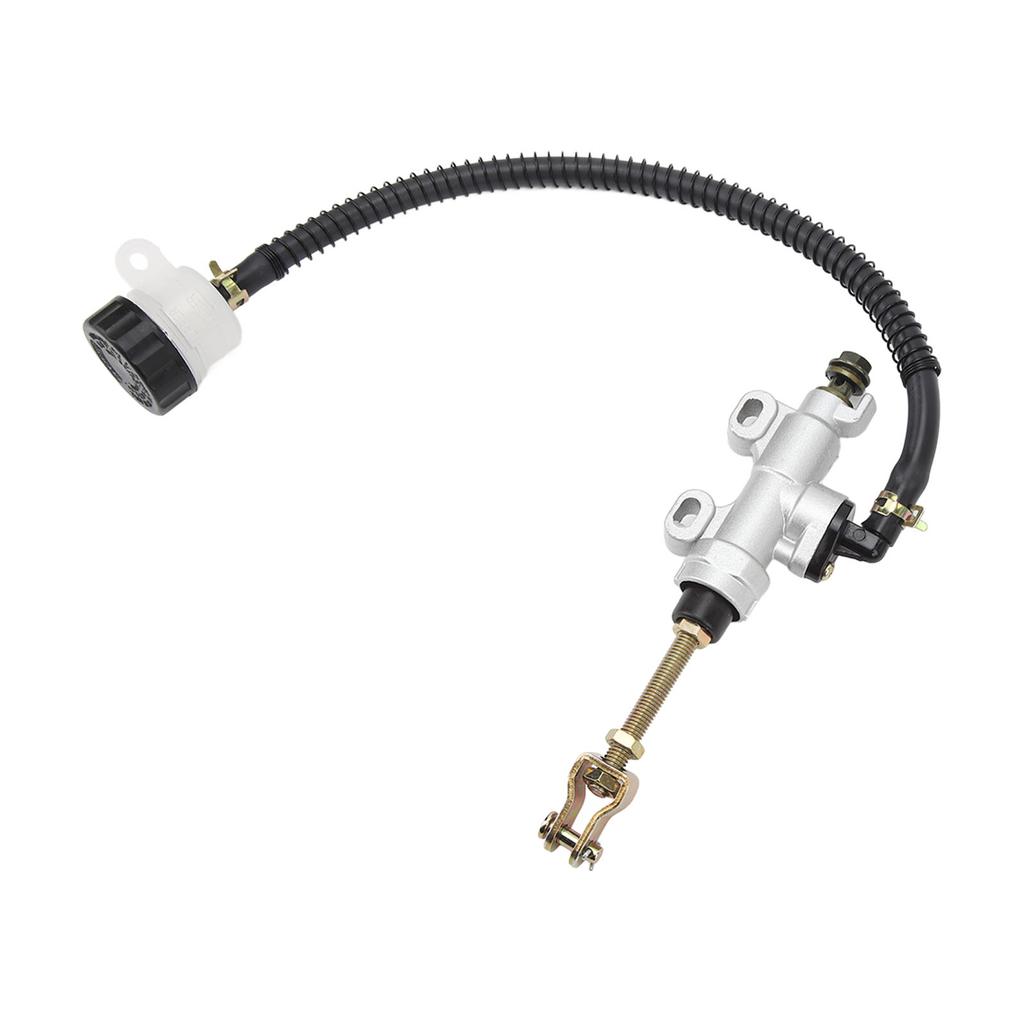 Motorcycle Rear Brake Pump Universal Rear Brake Master Cylinder with Reservoir for ATV Quad Dirt Bike