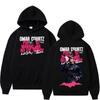 Rapper Omar Courtz Por Si Manana No Estoy 2026 Tour Hoodies Men Women Clothing Fashion Long Sleeve Hooded Sweatshirts Streetwear