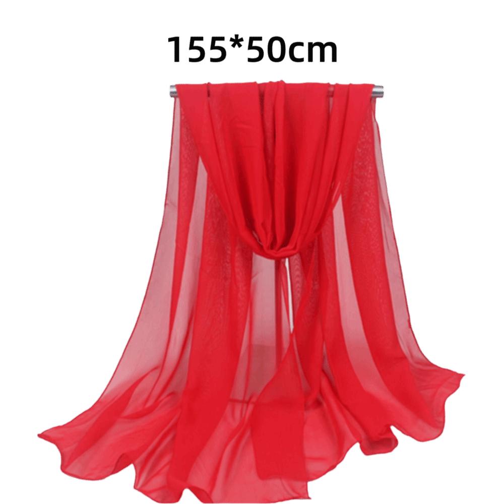 Luxury Brand Designer Chiffon Scarf Sunscreen Long Shawl Wrap  For Summer Women Accessories