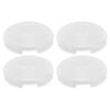 18pcs Joystick Replacement Caps 25.3mm Diameter Mechanical Button Caps Gaming Button Caps Covers Transparent