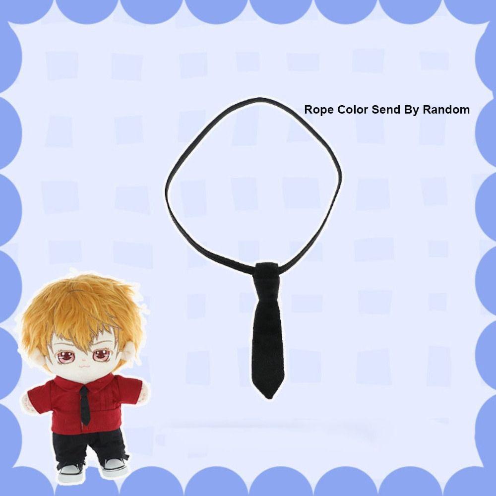 

Tie Accessories Shirt Uniform Tie Fashion Clothes Decorations 20cm Cotton Dolls/1/12 Bjd Dolls чорний
