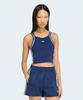 Adidas Summer Glow Vintage Inspired Slim Tank Top - Night Indigo: Crystal Sky / Ky8135