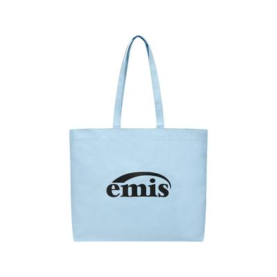 Logo Oxford Shoulder Bag Pastel Blue