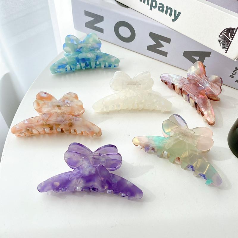 Elegante Retro Acetat Haarspange in atemberaubender Mehrfarbigkeit für Damen Haaraccessoires