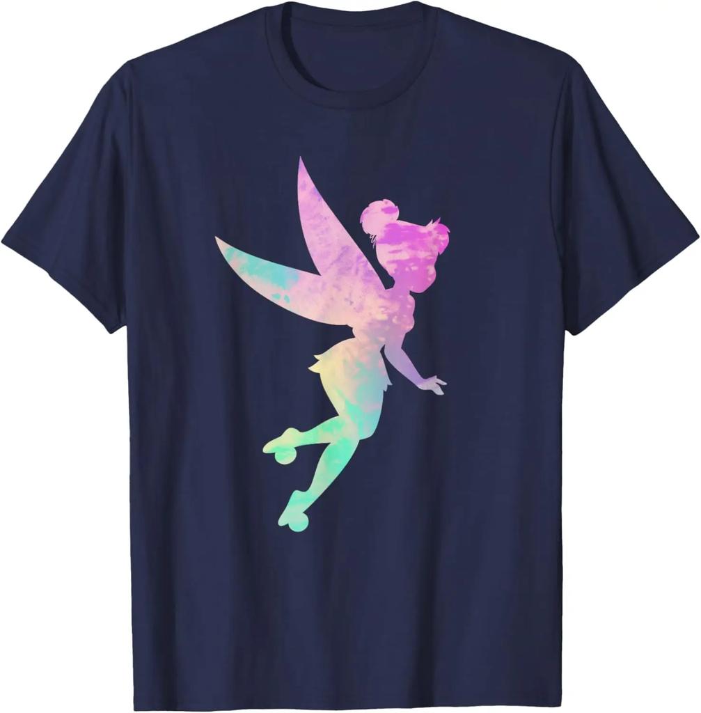 Hot Fashion Disney Peter Pan Tinker Bell Tie Dye 90s T-Shirt S-4XL Four Seasons Gift