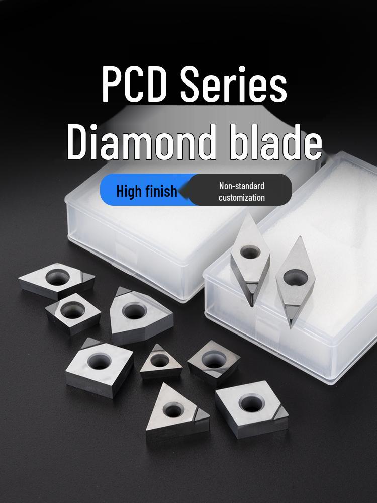 Japanese Diamond Blade PCD Tool for Copper, Aluminum, Plastic, Wood, Gemstone Lathe - High Smoothness