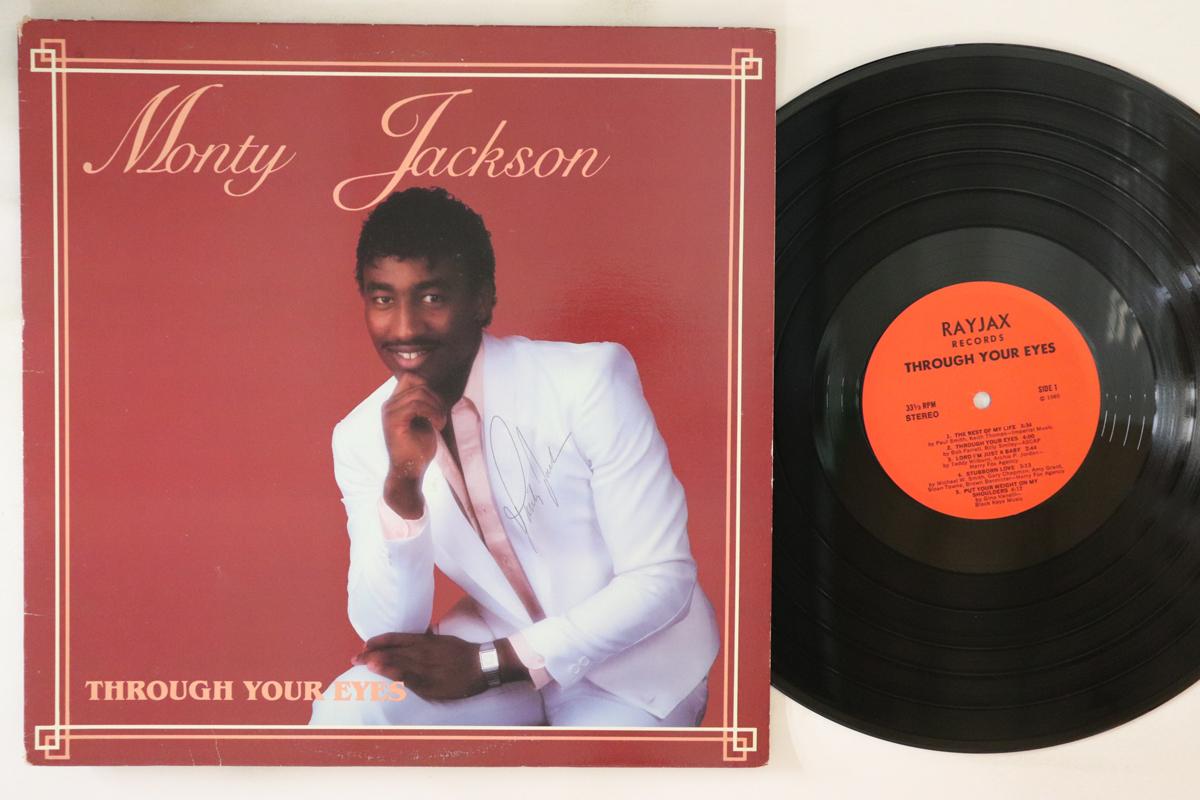 

LP Record MONTY JACKSON Through Your Eyes MDJ101 RAYJAX 1985 US SoulFunk Used