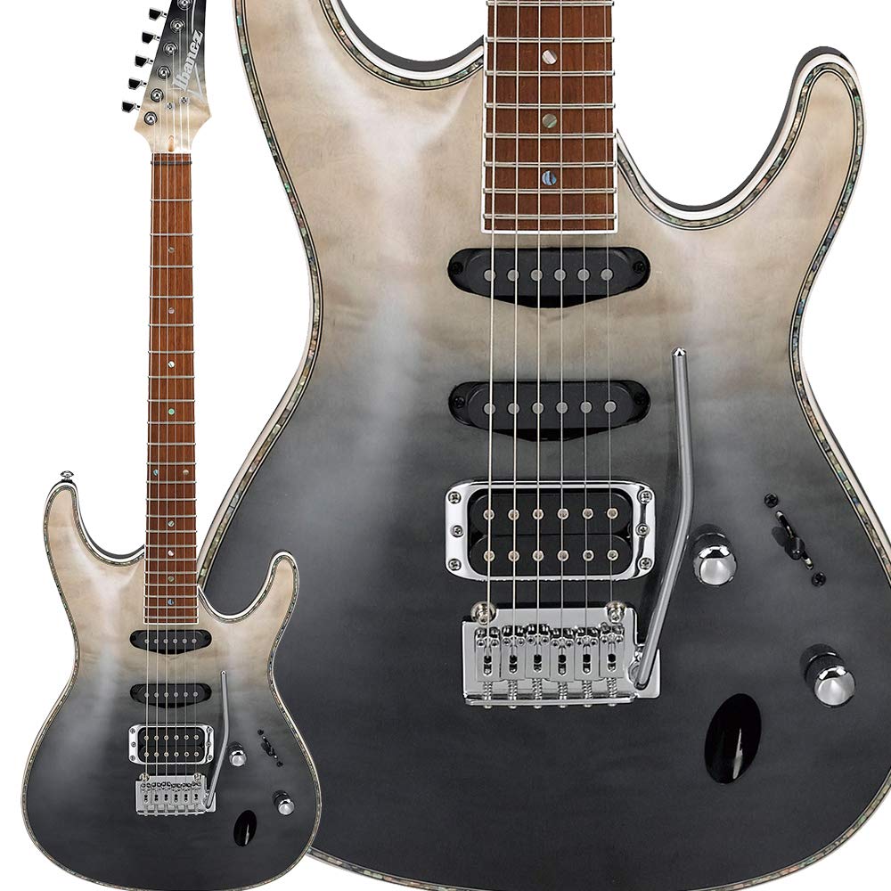 

Ibanez electric guitar Black Mirage Gradation SA360NQM-BMG