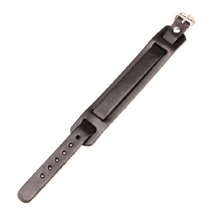 Modern Punk Leather Wristband Double Layer Wrist Strap Adjustable Closure Bracelet Wristler Jewelry