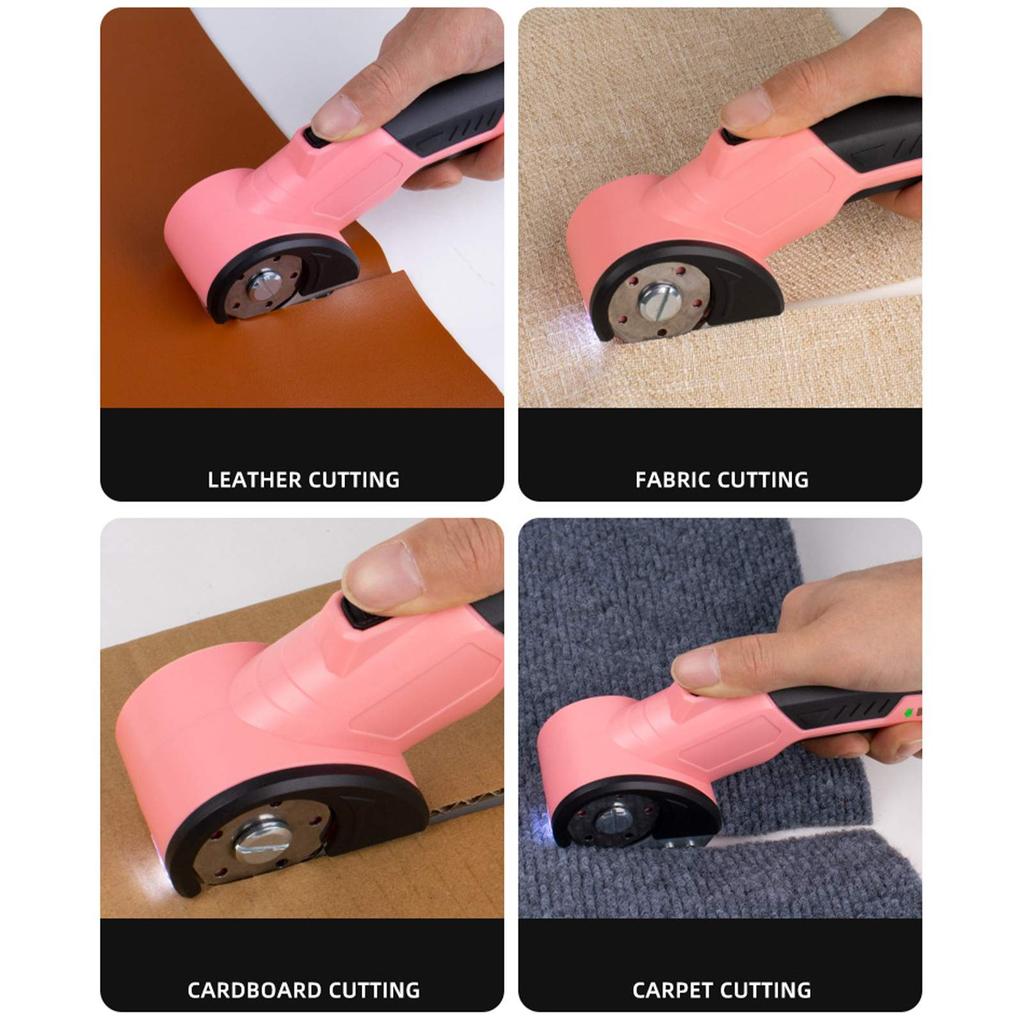 Electric Scissors Handheld Clothing Leather Tailor Cloth Scissors Small Carpet Lithium Electric Scissors