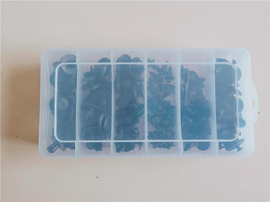 100Pcs Motorcycle ATV Fairing Bolt Bodywork Push Pry Rivets Pin Fastener Kit