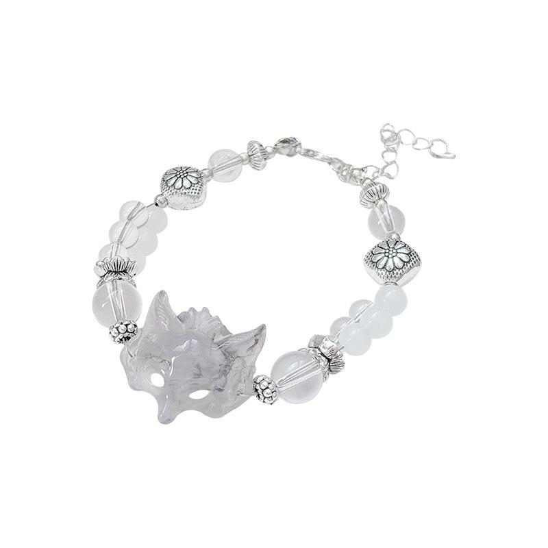New Chinese Spirit Fox Bracelet Women's Cold Sense Bracelet Simple Premium Bracelet Design Sense Jewelry