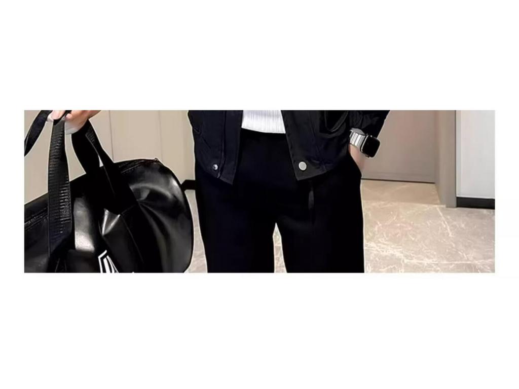 Men's Trendy Stand Collar Workwear Jacket - Cool & Casual Spring/Autumn Outerwear