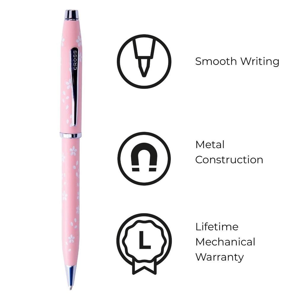 CROSS Century II DAYLIGHT Ballpoint Sakura Limited Official Medium Nib Pen, Oil-Based, Collection, Pink, AT0082-162, Edition, Import, (M)