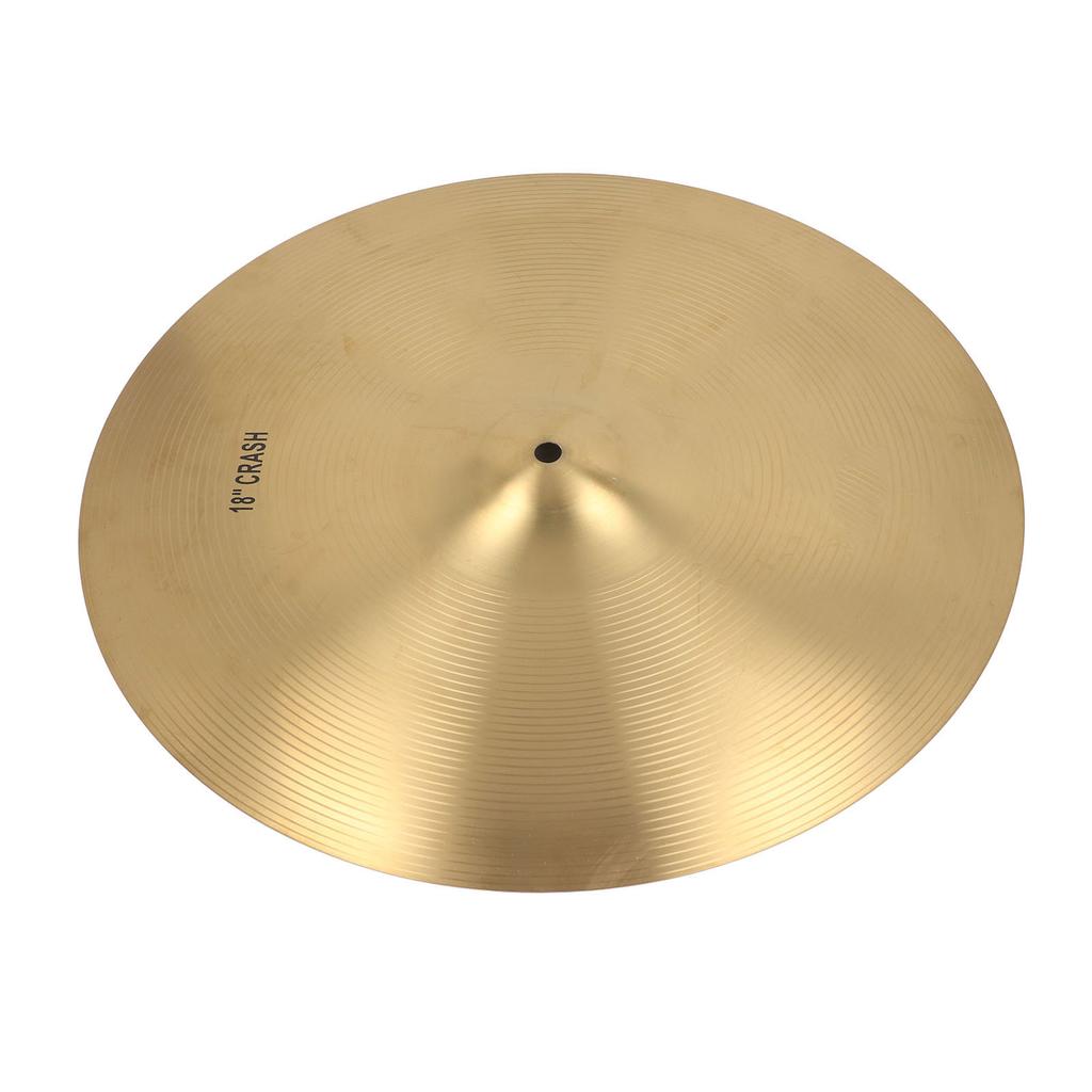 Crash Cymbal Crisp Sound Brass Jazz Drum Cymbal for Professional Music Enthusiasts 18 Inch