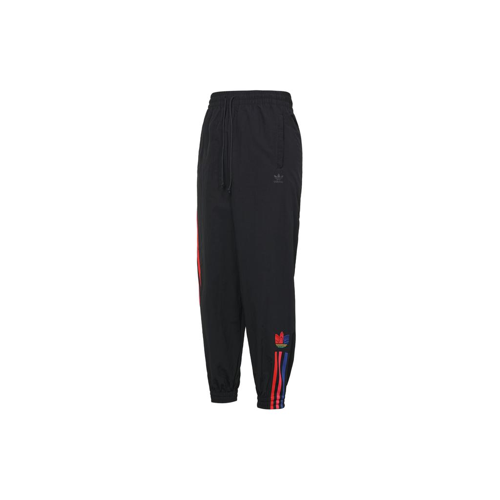 adidas Originals Track Pants Casual Retro Sport Tapered Knit Pants Women Pants Black GD2231