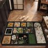Vintage Light Luxury Floor Mat, Customizable Diatomaceous Earth Quick-Dry Mat, Entrance Door Mat, Bathroom Floor Mat