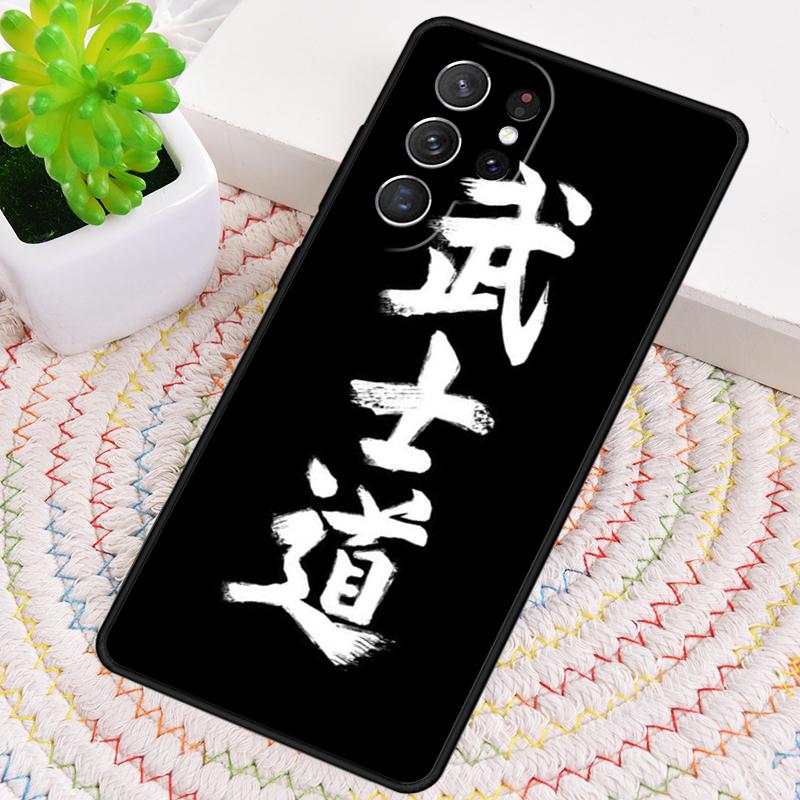 Japanisches Bushido Samurai Silikon Handyhülle Für Samsung Galaxy note 10 pro S26 S25 S24 S23 S22 S21 Plus S25Ultra Capa Abdeckung