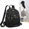 Small Pack Simple Luxury Backpack Oxford Cloth Retro Backpack Solid Color Shoulder Bag  Students