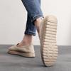 Fisherman's shoe women's new summer comfortable casual shoes linen splicing shallow breathable one-foot shoes