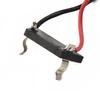 1pc Trigger Switch Electric Cordless 16A 7.2V-24V Push Button With Small Light