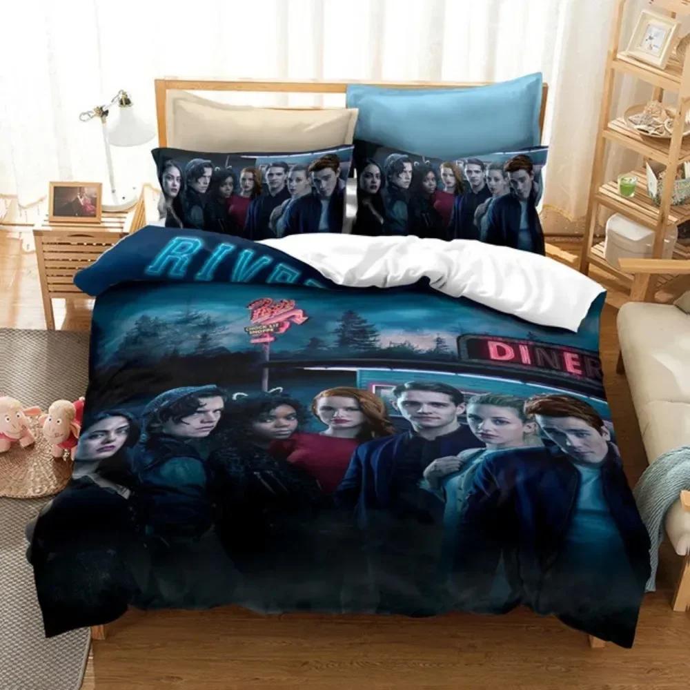 New 3D Print Movie Riverdale Comfortable Duvet Quilt Cover Pillowcase Bedding Set Children Bedroom Decoration Home Textile