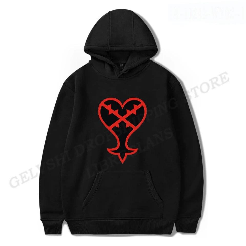 

Толстовки с капюшоном Kingdom Hearts, унисекс, модная толстовка в стиле хип-хоп с аниме, детские толстовки в стиле хип-хоп, пуловеры, женское пальто для мальчиков, спортивный костюм унисекс