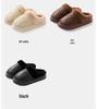 Women's Waterproof Cotton Slippers - Autumn/Winter 2025, Velvet-Lined, Warm, Thick Sole, Indoor/Outdoor Use