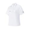 Tennis Sun Protection Breathable Durable Short Sleeve Polo Shirt Women Tops Bright-White A11W433106F-WT