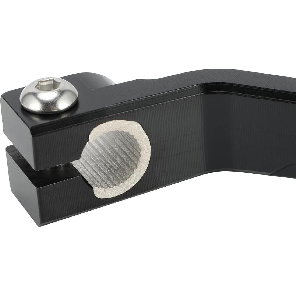 Folding Gear Shifter for TW200,CNC Shift Lever Foot Pedal for TW 200 2001-2025 - Black