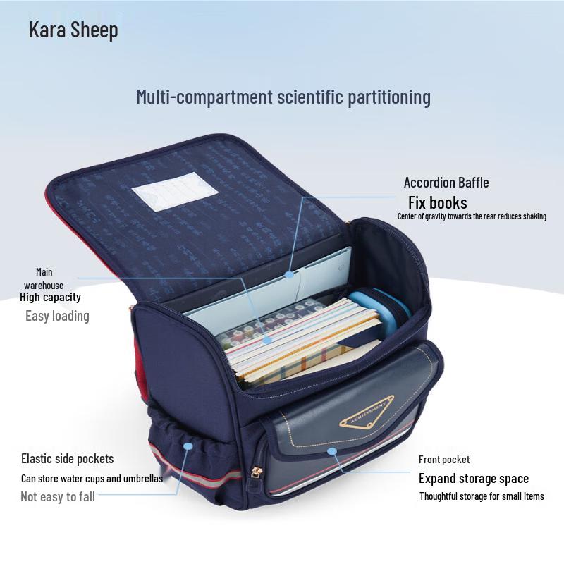 Kala Sheep 5D Decompression Kids School Backpack