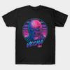 Men Black Print T-shirt Retro Vecna No-Cut Transfer Paper Print Cotton Tshirt