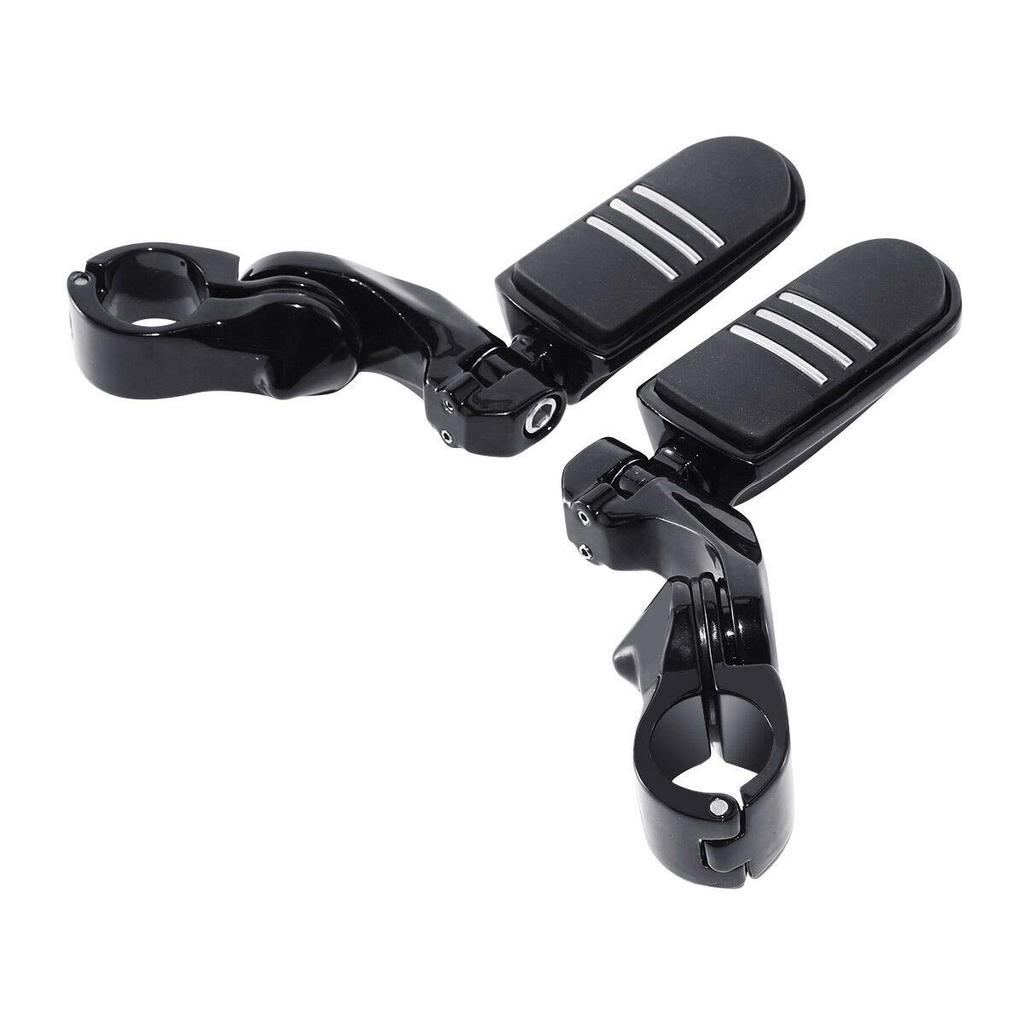 HUILI-JPHOME Short 32mm 1.25'' Universal Up Highway Foot Pegs Foot Pedals Footrest Honda Kawasaki