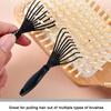 Plastic Mini Comb Cleaner Embedded Hair Brush Hair Remover Handle Cleaning Brushes Cleaners Special Barber Hairdressing Tool