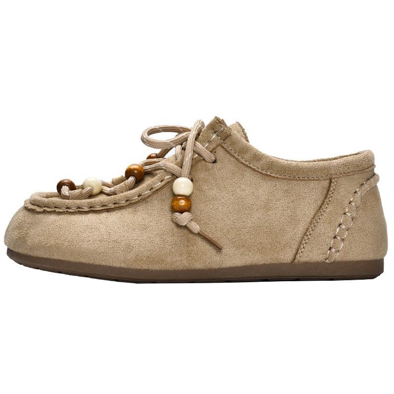 New product hot sale autumn new retro versatile one-pedal casual shoes single shoes 5264